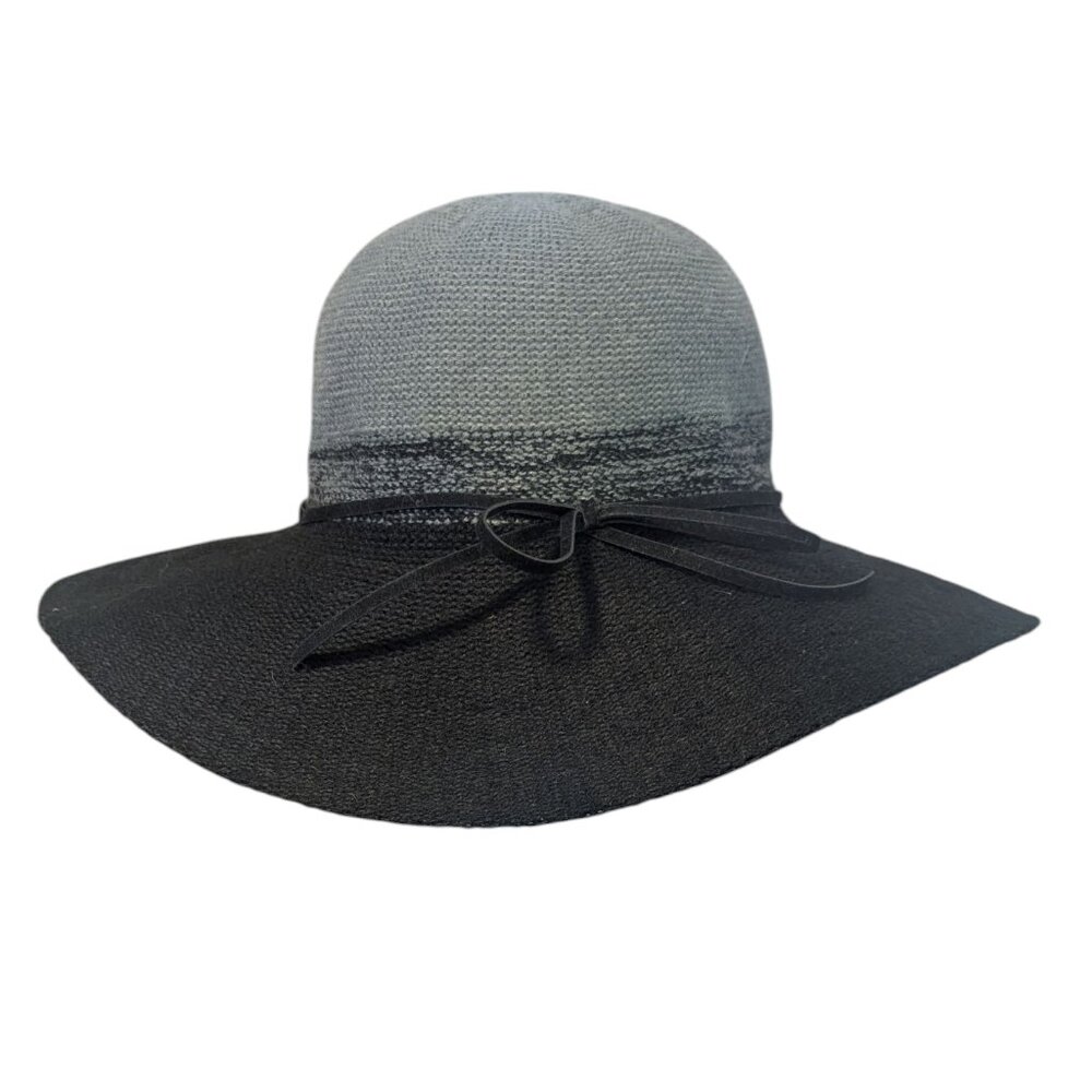 Knit Wide Brim Hat Sand Diego Hat Co. Boho Floppy Winter‎ Four Buttons